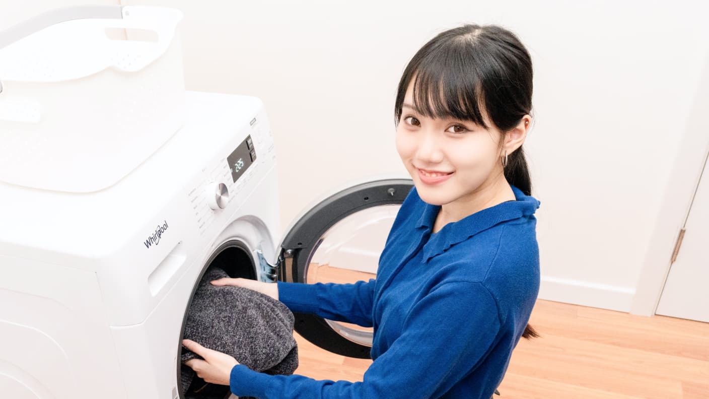 還有烘衣機，不怕衣服沒乾